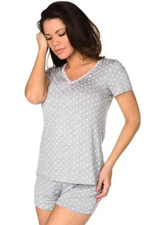 With Love Short PJ Set - LingerieDiva