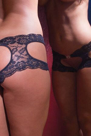 Black Lace Sweet Seat Short