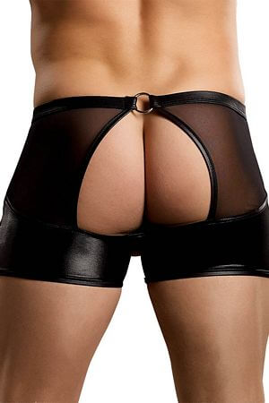 Black Double Exposure Short - LingerieDiva