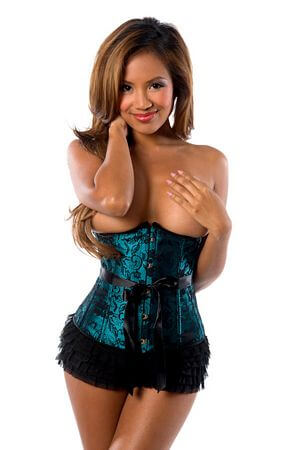 Ribbon Wrap Lace Waist Cincher - LingerieDiva