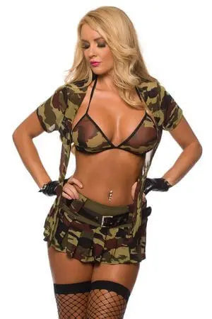 Boot Camp Babe Costume - LingerieDiva