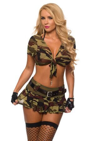 Boot Camp Babe Costume - LingerieDiva