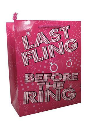 Last Fling Gift Wrap Bag - LingerieDiva