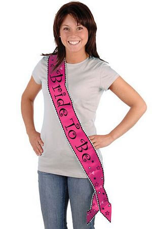 Satin Bride-to-Be Sash - LingerieDiva