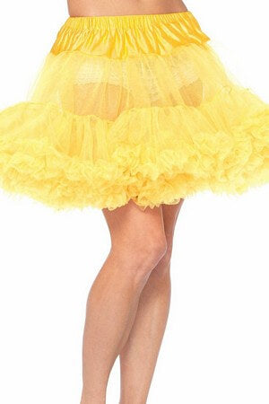 Yellow Layered Petticoat - LingerieDiva