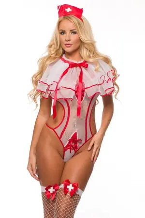 Frisky Nurse Costume - LingerieDiva