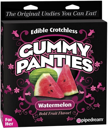 Edible Crotchless Gummy Panty - Watermelon - LingerieDiva