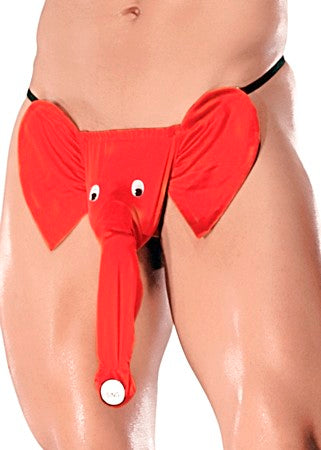 Men's Red Elephant G-String - LingerieDiva