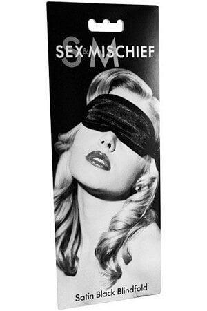 Sex And Mischief Satin Blindfold - LingerieDiva