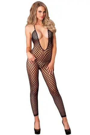 Crochet Net Crotchless Bodystocking Leg Avenue
