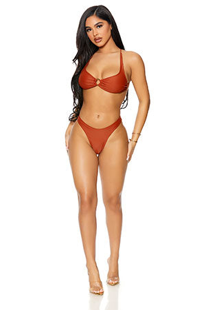Red Martinique Bikini Set
