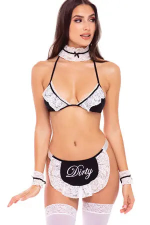 6 Piece Dirty Maid Sexy Set Rene Rofe