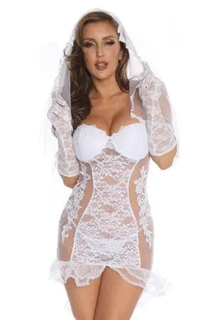 Bridal Chemise Set Velvet Kitten