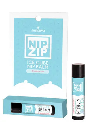 Sensuva Nip Zip Ice Cube Nip Balm - Strawberry Mint Eldorado