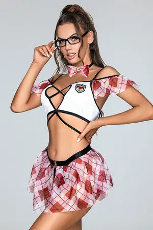 Back To School Night Sexy Bedroom Costume Velvet Kitten