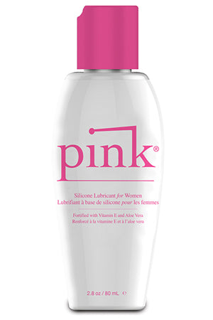Pink Silicone Lube - 2.8 oz Flip Top Bottle