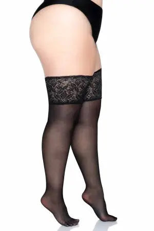 Plus Stay Up Thigh Hi Leg Avenue