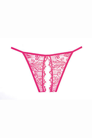 Hot Pink Enchanted Belle Panty | Lingerie Diva