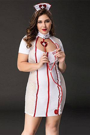Plus Sexy Nurse Costume