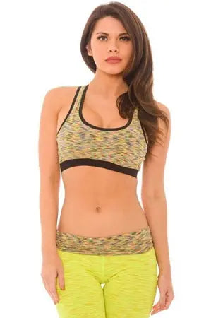 Space Dyed Sports Bra Velvet Kitten