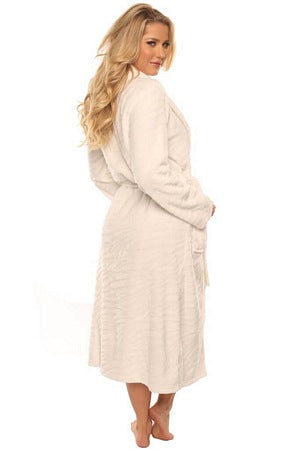 Cozy Long White Robe