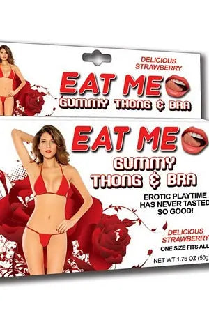 Strawberry Gummy Bra &amp; Thong Eldorado